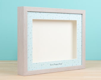 Handcrafted Solid Wood Shadow Box Frame: Keepsake Display