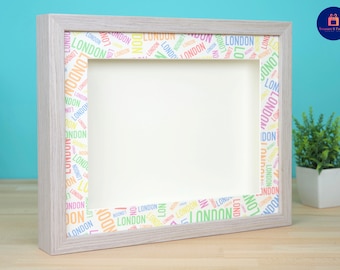 Handcrafted Shadow Box Frame: Solid Wood Keepsake Display