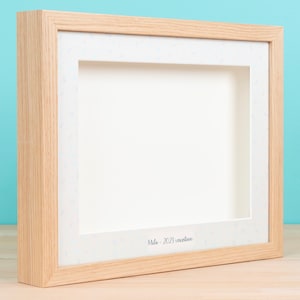 Handcrafted Deep Shadow Box Frames celebrating puppy dog + - perfect for keepsakes
