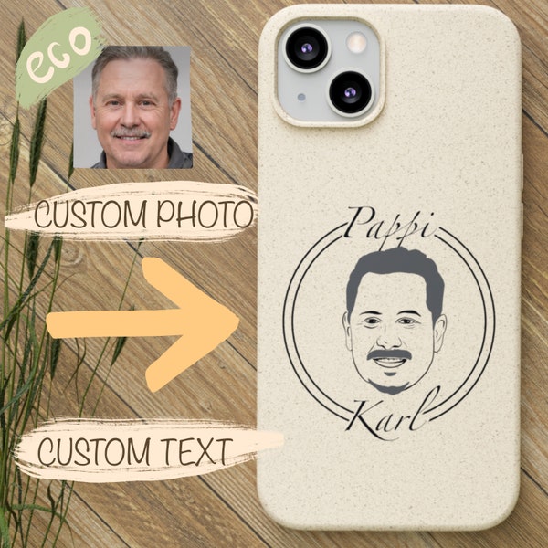 Gift Option available! Custom Portrait Eco Friendly Biodegradable Smartphone Cases