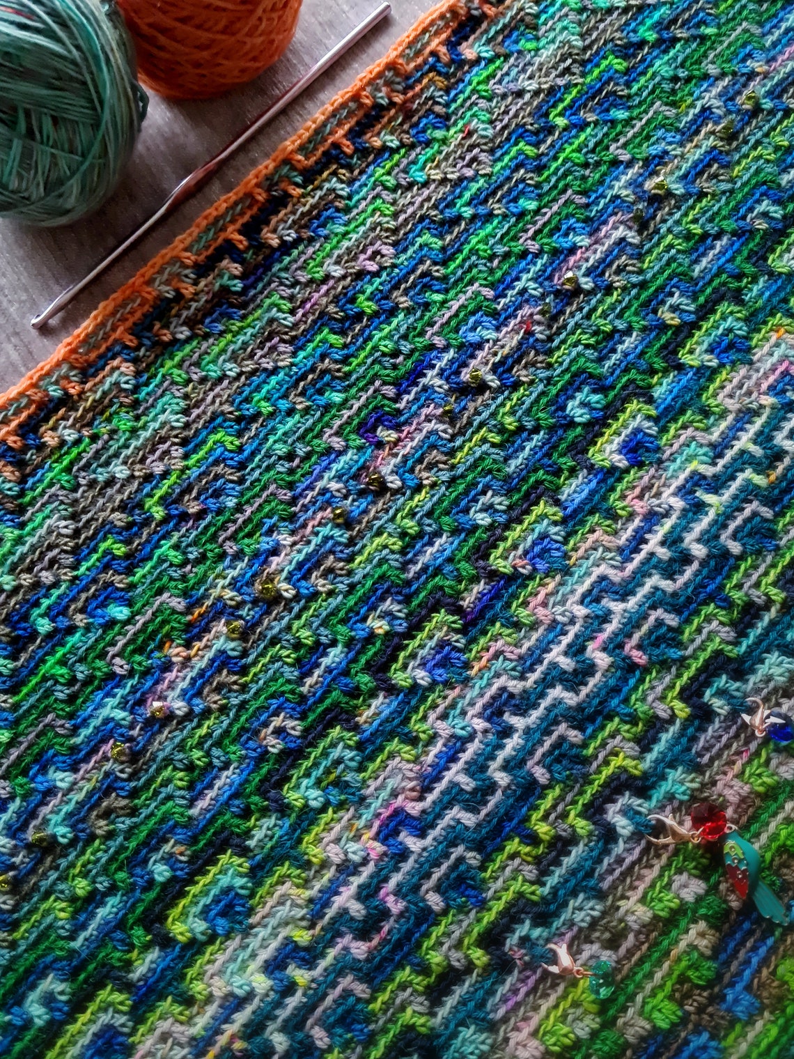 Heirloom Temperature Blanket Crochet Pattern Etsy