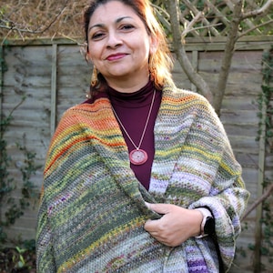 Climate Wrap Knitting Pattern image 1