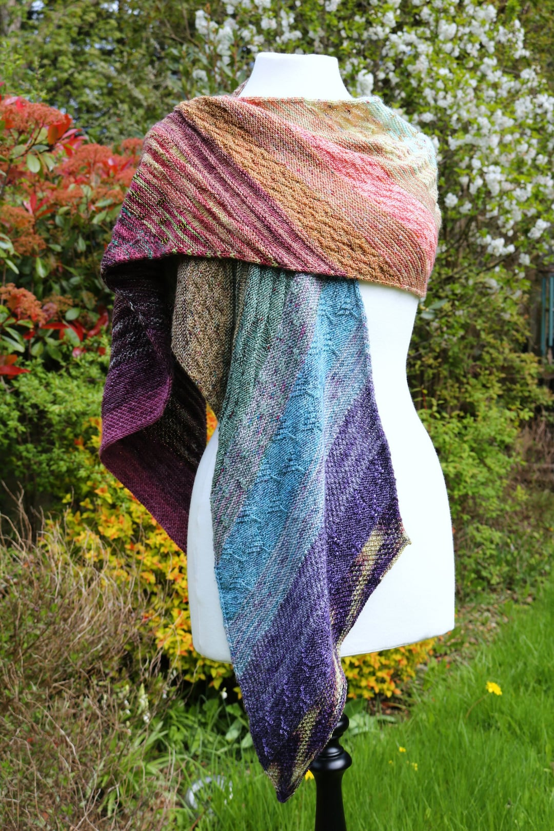 Masala Scarf Knitting Pattern - Etsy