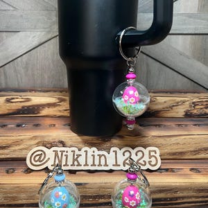 Stanley Cup Charm for Women, Fun Gifts for Women, Stanley Cup Accessories, Tumbler Handle Cup Charms, Silicone Bead Bag Tag, Gifts for her