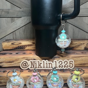 Stanley Cup Charm for Women, Fun Gifts for Women, Stanley Cup Accessories, Tumbler Handle Cup Charms, Silicone Bead Bag Tag, Gifts for her