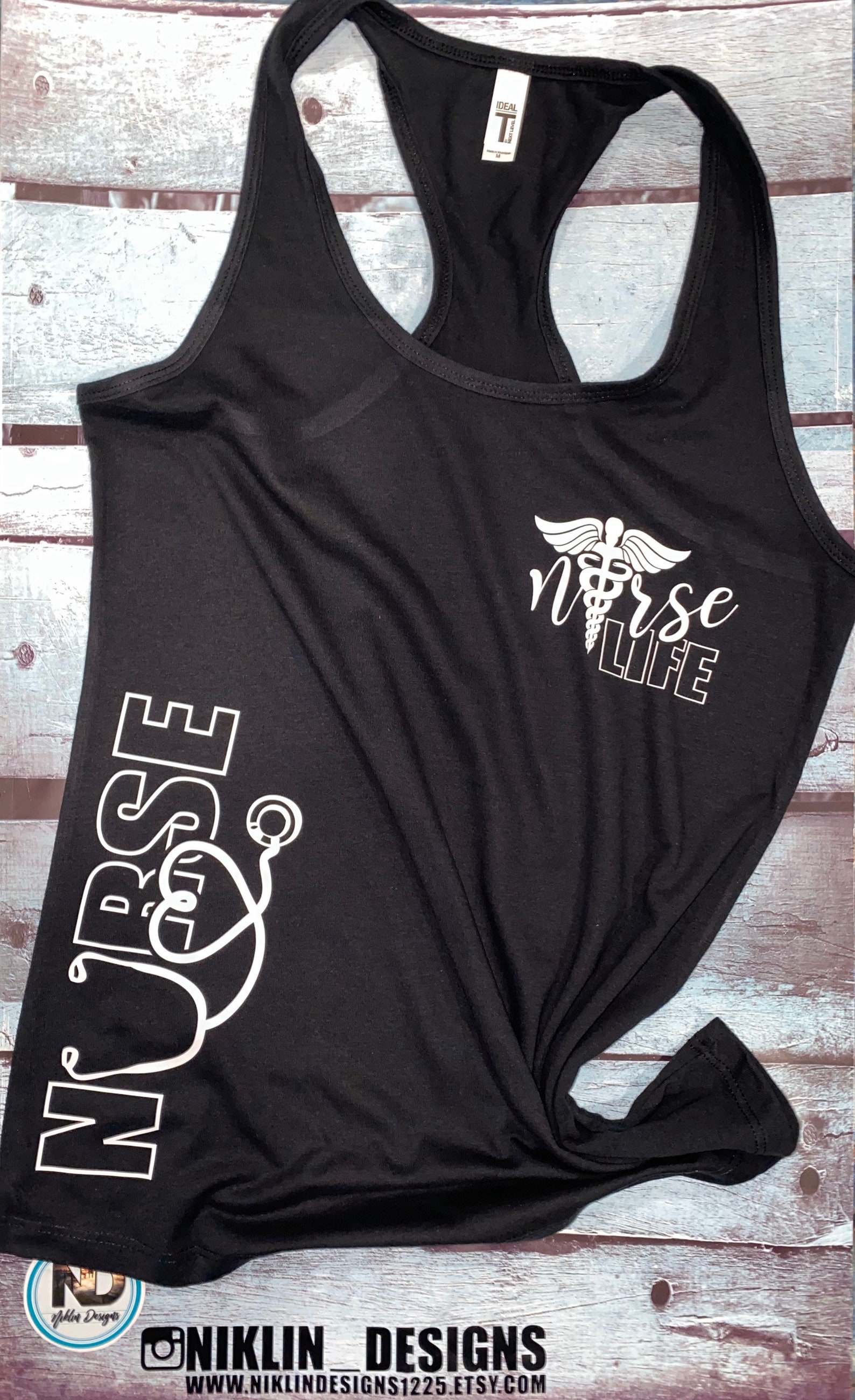 Womans Racerback Nurse Tank Top Nurse Tank Top Nurse Tank Etsy
