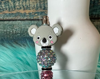 Pens, Silicone Pen, Silicone beads, Beaded pens, custom pens, koala pen, Silicone koala bear pen, custom pen, silicone beads
