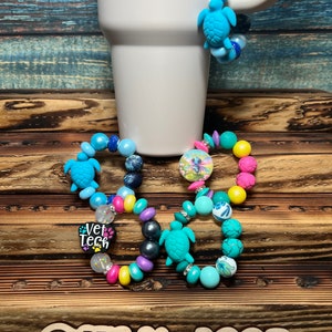 Stanley Cup Charm for Women, Fun Gifts for Women, Stanley Cup Accessories, Tumbler Handle Cup Charms, Silicone Bead Bag Tag, Gifts for her