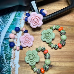 Stanley Cup Charm for Women, Fun Gifts for Women, Stanley Cup Accessories, Tumbler Handle Cup Charms, Silicone Bead Bag Tag, Gifts for her