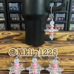 Stanley Cup Charm for Women, Fun Gifts for Women, Stanley Cup Accessories, Tumbler Handle Cup Charms, Silicone Bead Bag Tag, Gifts for her