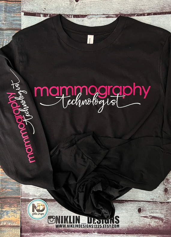 Unisex Long Sleeve nurse T-shirt | nurse T-shirt | Nurse Clothing | Ultrasound tech top | Ultrasound tech shirt | mammography tech