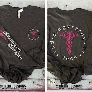 Unisex Long Sleeve Lightweight radiology T-shirt | radiology T-shirt | Xray tech Clothing |radiologist Top | Radiologist Shirt | X-ray tech
