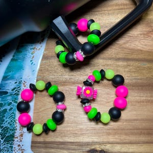 Stanley Cup Charm for Women, Fun Gifts for Women, Stanley Cup Accessories, Tumbler Handle Cup Charms, Silicone Bead Bag Tag, Gifts for her