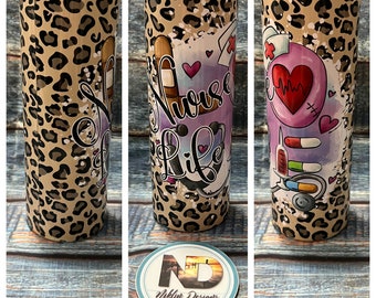 Tumbler | Metal tumbler | Nurse | Nurse Tumbler | Metal Tumbler | Tumblers | Nurse Gift | Custom Tumbler | Nurse Life Tumbler | 20oz Tumbler