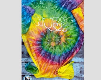 unisex sizing tshirt | nurse tshirt | TShirt | nurse T-shirt | nurse life Tshirt | nurse life tshirt | nurse life | tie-dye top | tie-dye