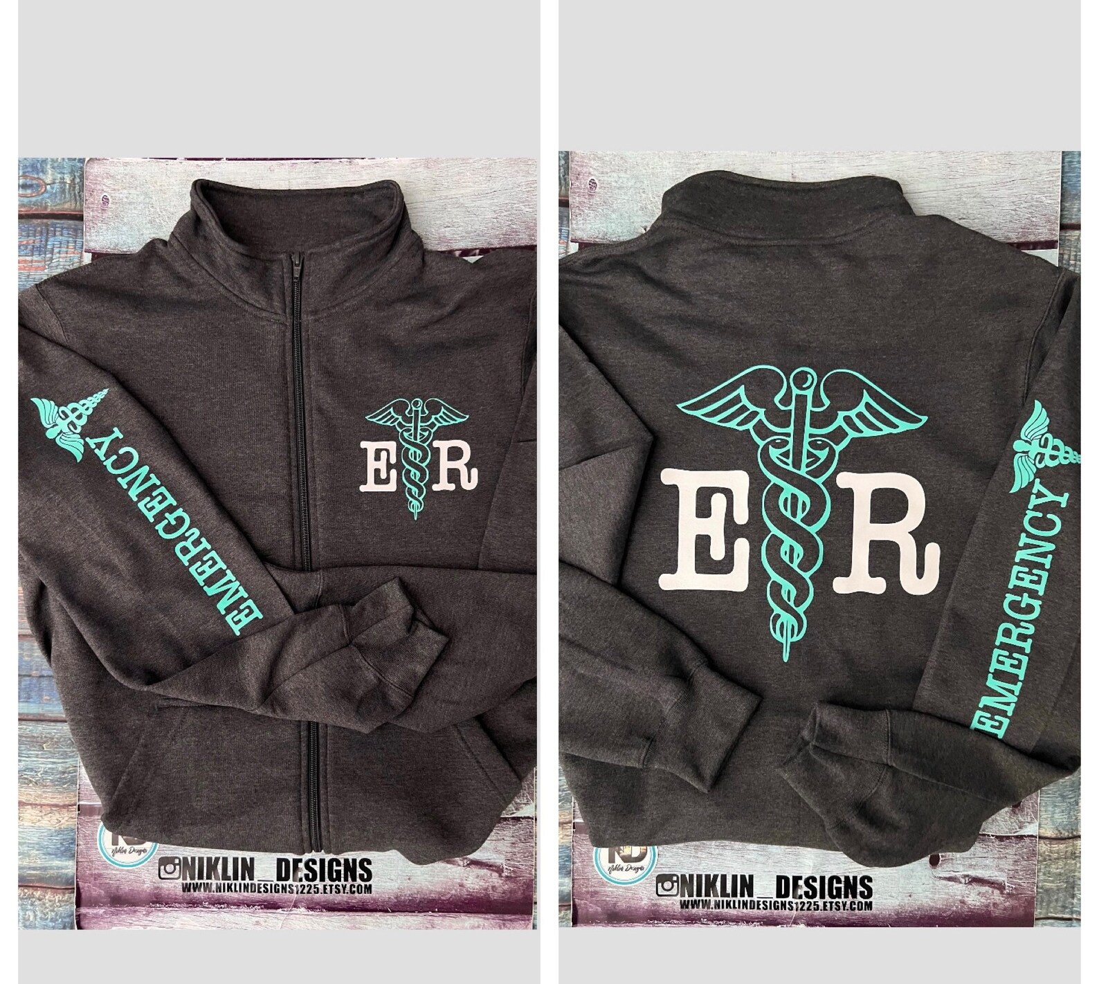 Unisex Nurse Zip up Nurse Zip up Nurse Clothing Nurse Etsy