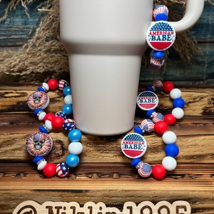 Stanley Cup Charm for Women, Fun Gifts for Women, Stanley Cup Accessories, Tumbler Handle Cup Charms, Silicone Bead Bag Tag, Gifts for her