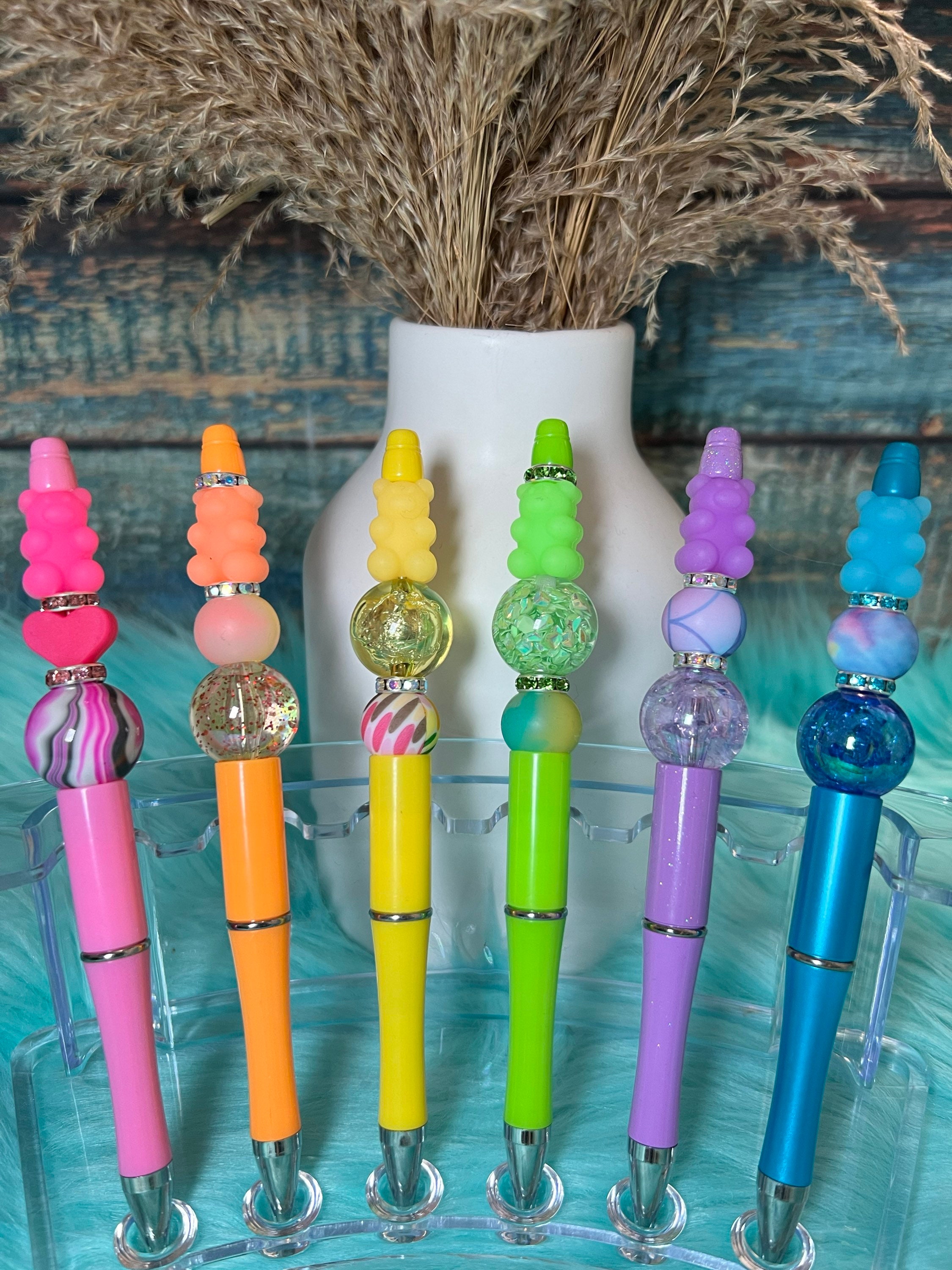 Ombre Beadable Pens, DIY Beaded Pen – The Silicone Bead Store LLC