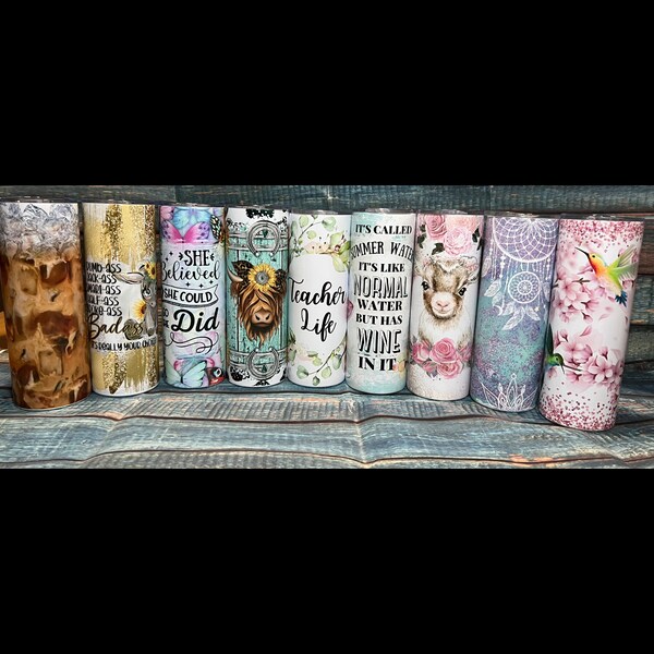 Tumbler | Metal tumbler | tumbler Tuesday |   Tumbler sample sale | gift for her | Custom Tumbler | 20oz Tumbler