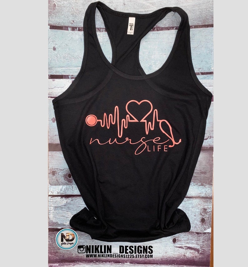 Womans racerback nurse tank top nurse tank top nurse tank Etsy
