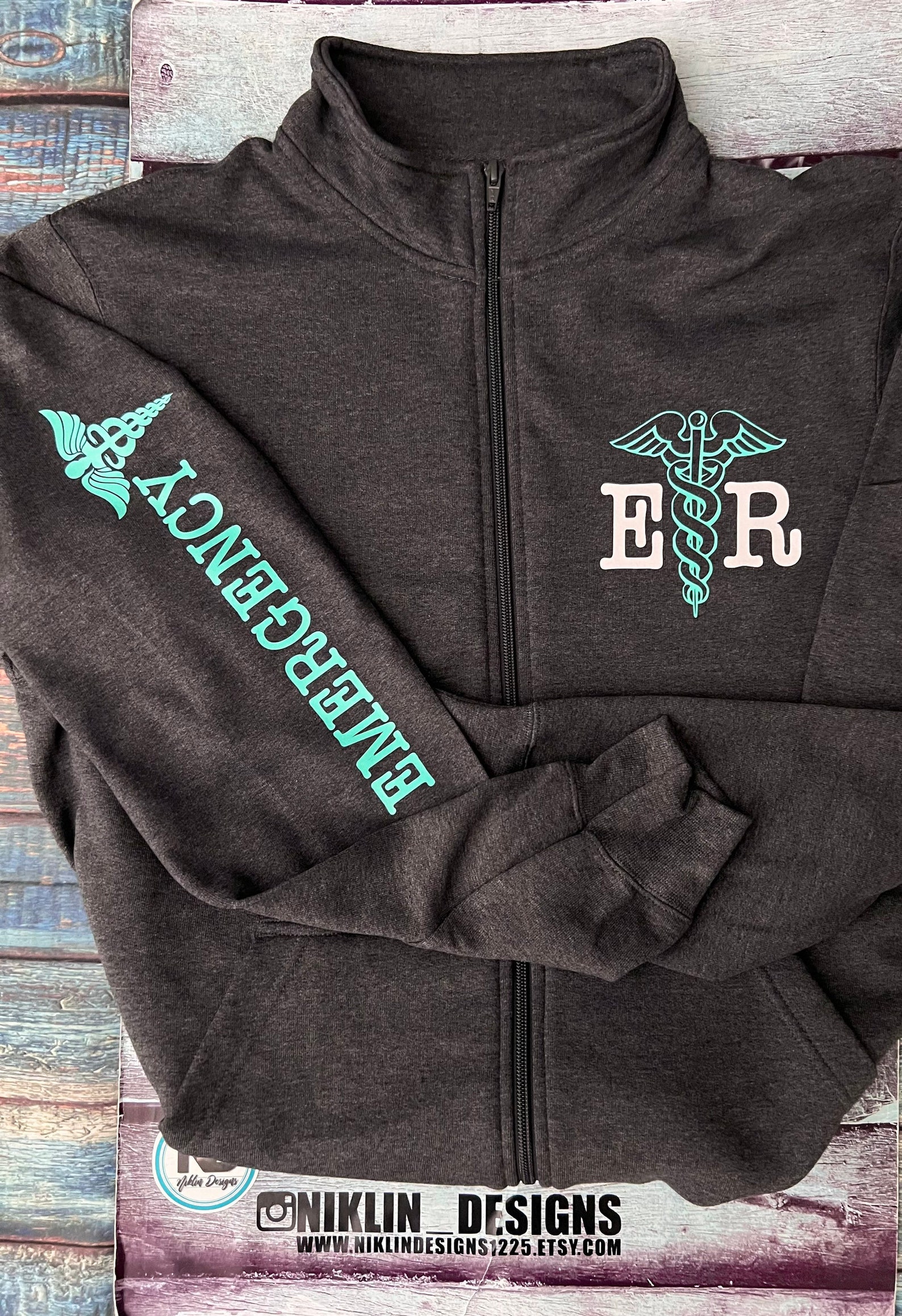 Unisex Nurse Zip up Nurse Zip up Nurse Clothing Nurse Etsy