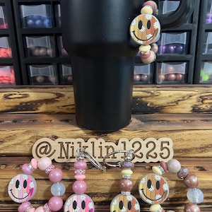 Stanley Cup Charm for Women, Fun Gifts for Women, Stanley Cup Accessories, Tumbler Handle Cup Charms, Silicone Bead Bag Tag, Gifts for her