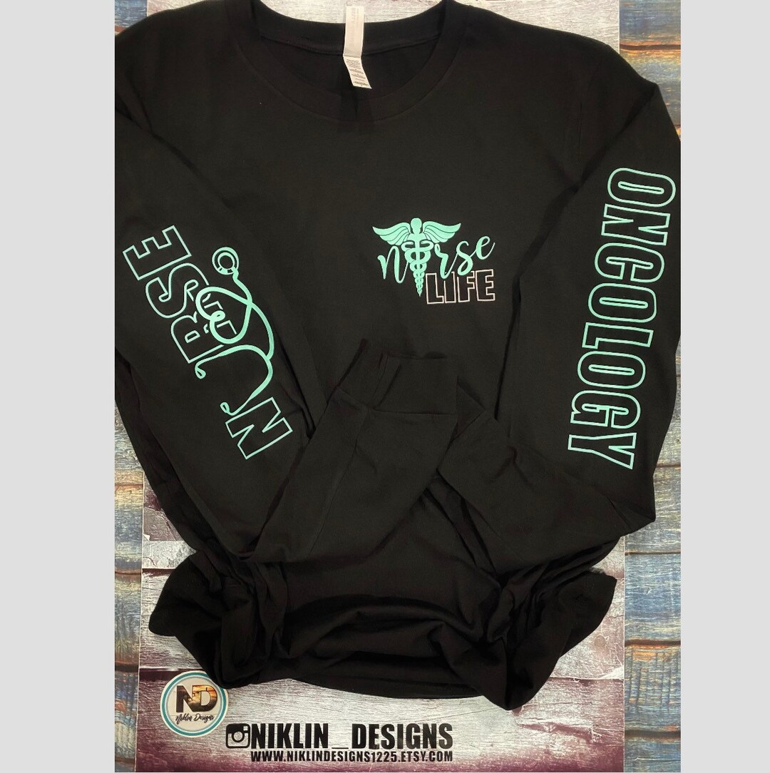 Unisex Long Sleeve Nurse T-shirt Nurse T-shirt Nurse Clothing