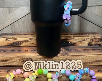 Stanley Cup Handle Charm, Silicone Bead Tumbler Accessory