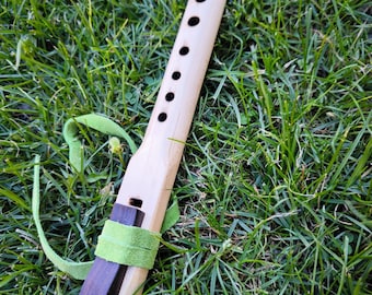 Handmade Maple Flute, Key of G Minor Pentatonic, 432Hz Tuning