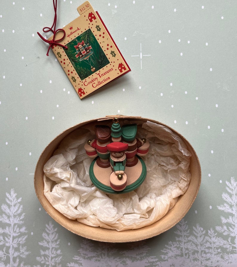 Vintage Hallmark Cards Inc 1986 Christmas Ornament Little Etsy