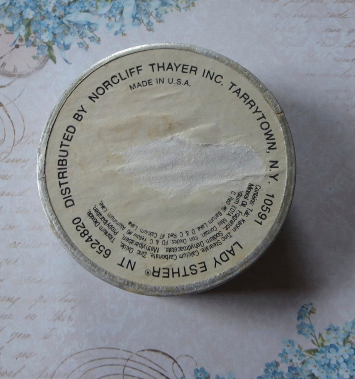 Vintage Lady Esther Natural Face Powder Cardboard Box with Etsy Italia