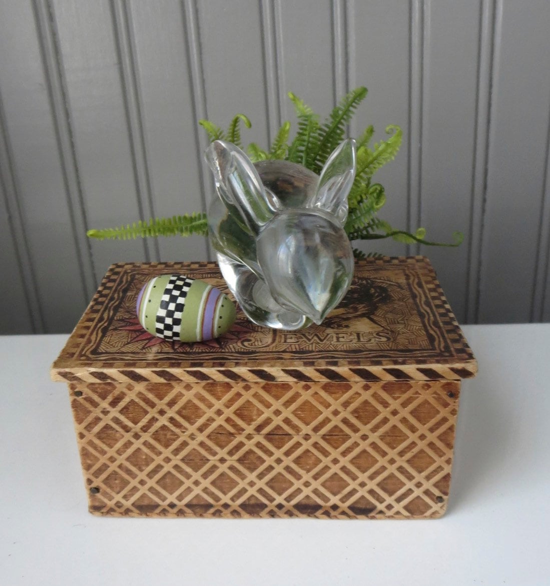 Lead Crystal Rabbit Vintage Lead Crystal Bunny Rabbit, Toscany Collection, Taiwan ...
