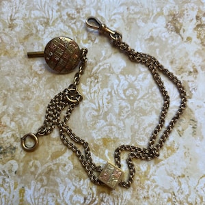 20世紀初頭｜アメリカ｜Simmons社｜ウォッチチェーン Etsy - Chain Watch Simmons Antique アンティーク雑貨