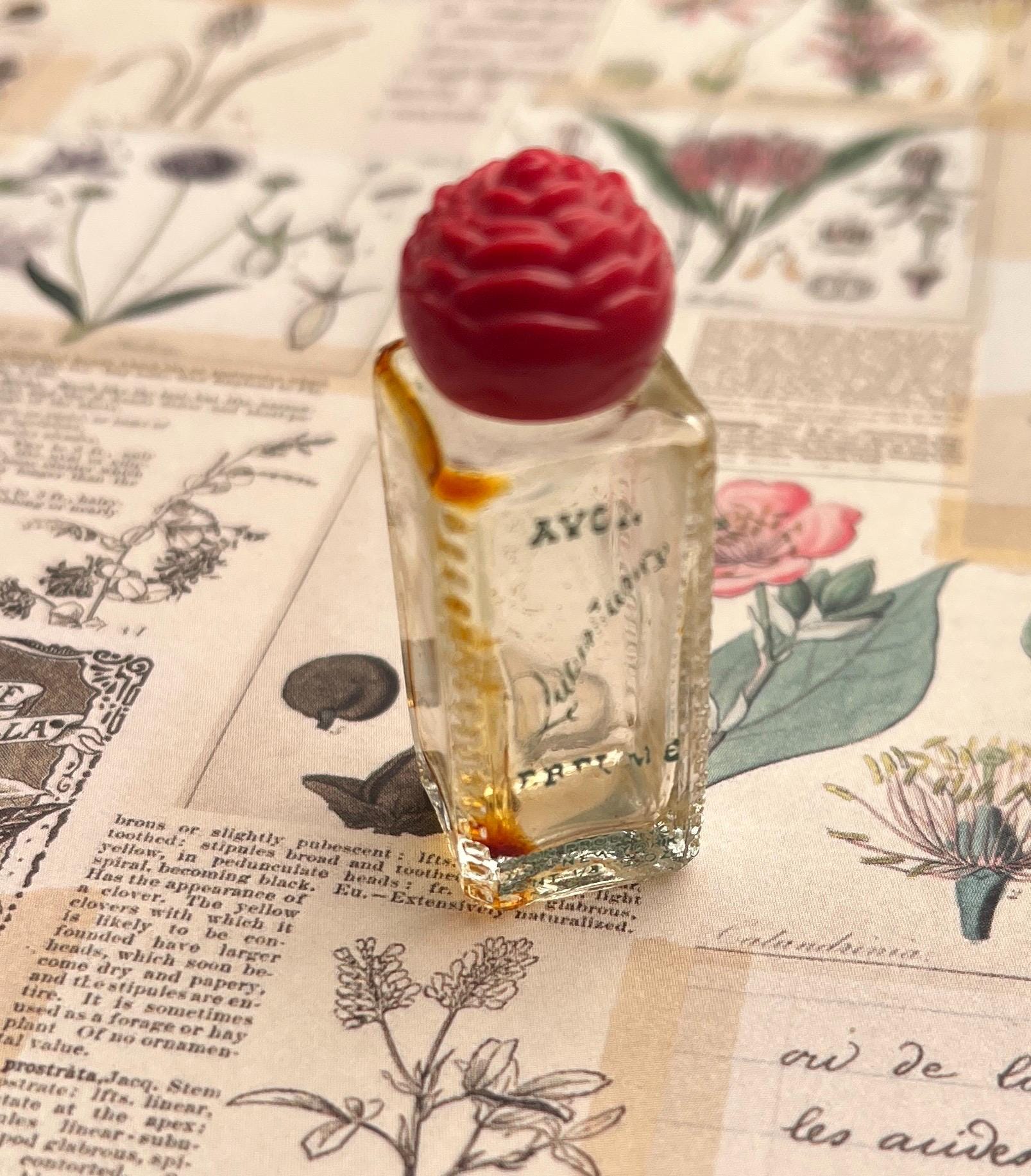 Avon Rose Perfume Bottle - Etsy