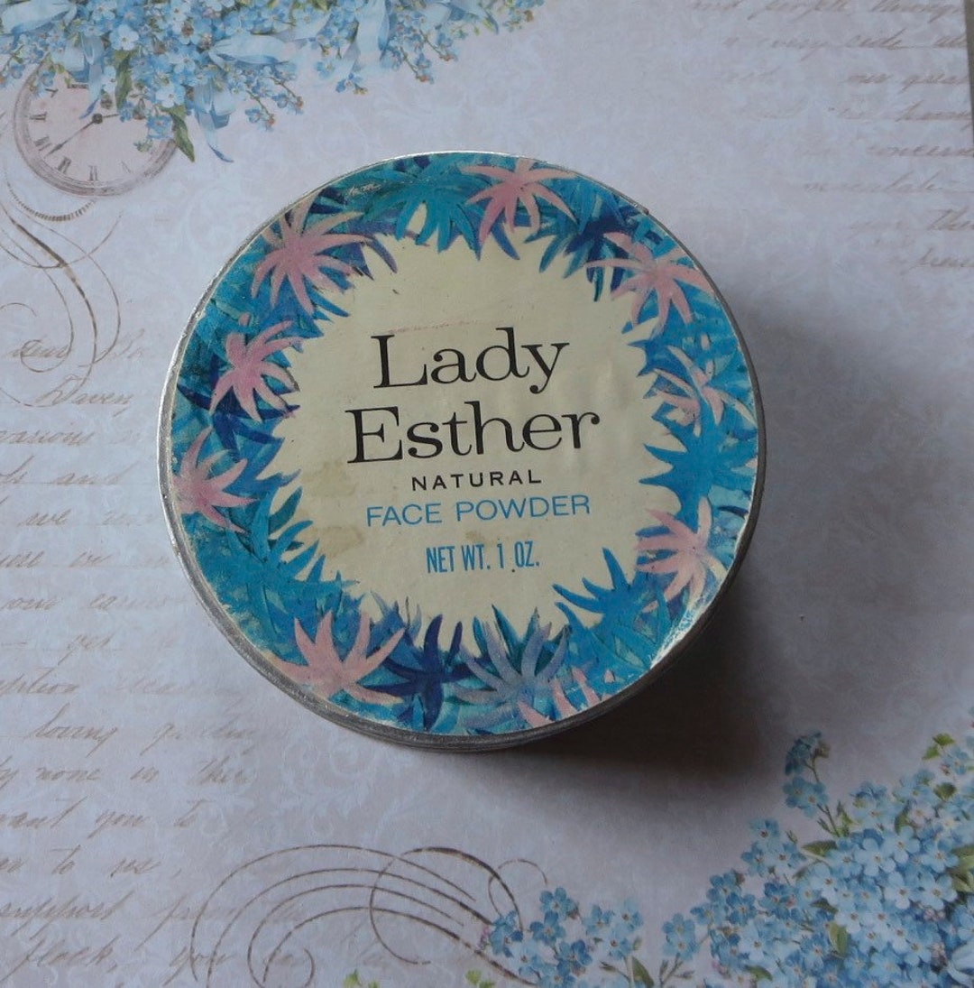 Vintage Lady Esther Natural Face Powder Cardboard Box With Etsy Australia