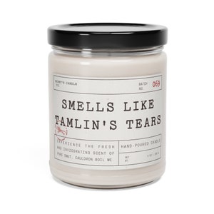 Tamlin&#39;s Tears Candle, Tamlin Bitch, Acotar Fan Gift, Acomaf, A Court of Thorns and Roses Merch, Velaris candle, Book Lover Candle, Bookish