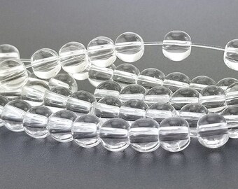 6MM Clear Glass Beads
