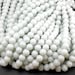 ERICA reviewed 40 White Glass Beads 8MM round beads