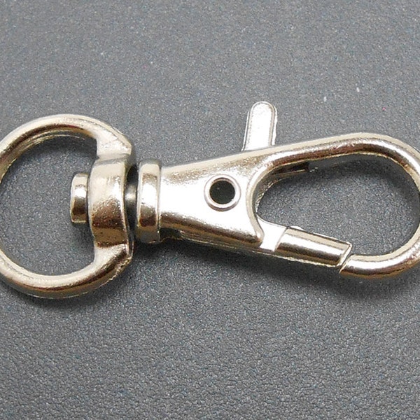 8 Swivel Clasps lobster claw lanyard clips