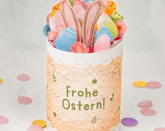 Ostern Duplo Banderole Druckvorlage: Vorlage zum Ausdrucken, Kleinigkeit für Ostern
