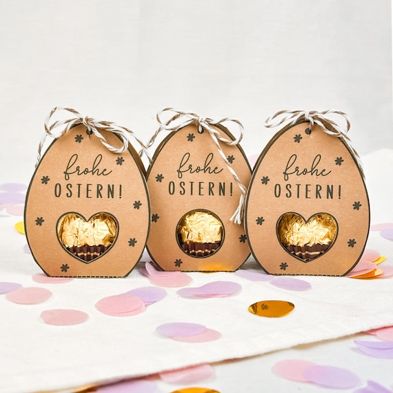 Osterhase Verpackung DIY | Ostern Vorlage | Schoko Geschenk