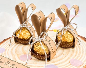 Osterhase Verpackung DIY | Ostern Vorlage | Schoko Geschenk