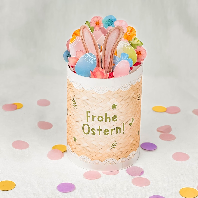 Ostern Duplo Banderole Druckvorlage: Vorlage zum Ausdrucken, Kleinigkeit für Ostern image 2
