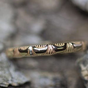 Crescent Moon Stacking Ring * 14kt Gold Filled Stacker * Night Sky * Gold Stacking Ring* Any Size