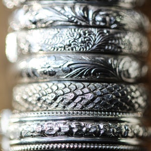 Stacking Rings *Sterling Silver Stacking Ring * Solid Sterling Silver* Any Pattern* Any Size* One Single Ring