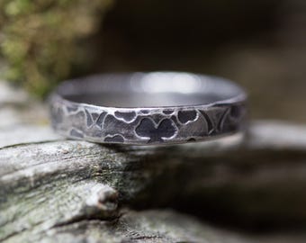 スターリングシルバー製 四つ葉のクローバーリング ソリッド925