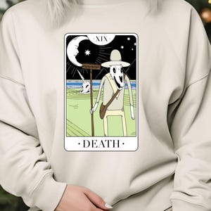 Death Tarot Shirt, Adventure Time Tarot Karte T-Shirt, Sweatshirt, Hoodie, Tragetasche - 245215