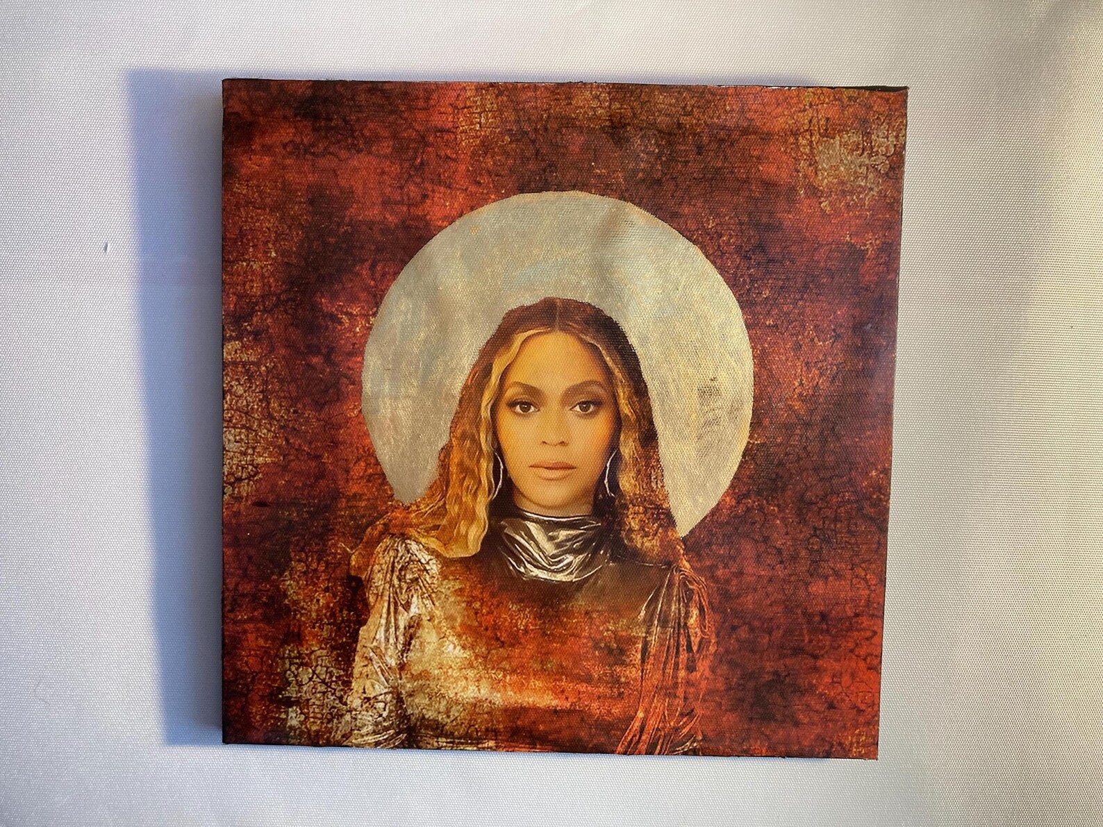 Beyoncé Icon 24ct Gold Leaf Original Artwork Hand Crafted and Unique ...