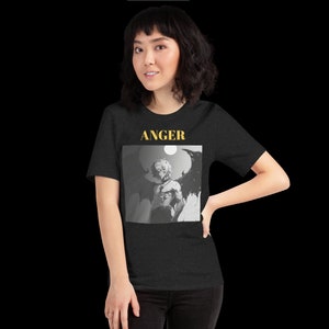 ANGER men original design T-shirt For Manga lovers t-shirt For Anime lovers t-shirt for japanese fashion t-shirt for men Animegift For wome image 5