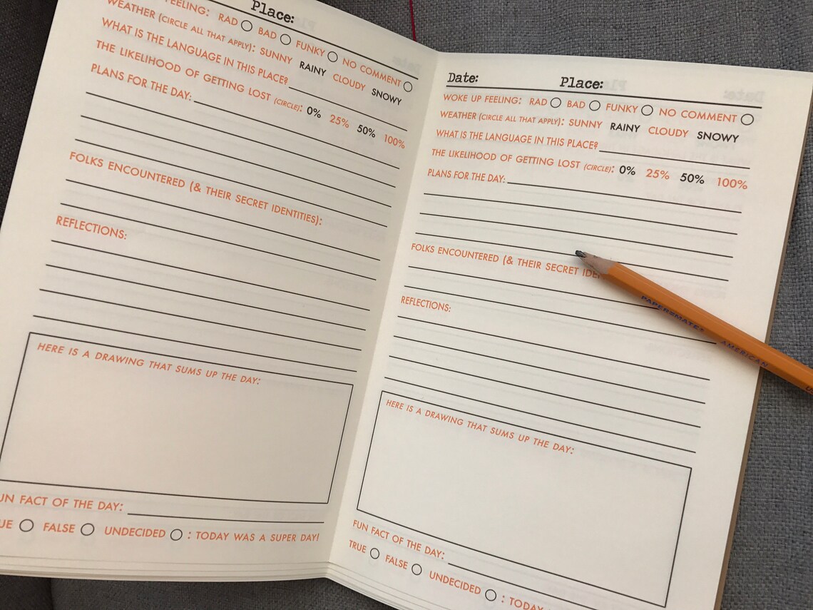 Journey Journal MINI Etsy